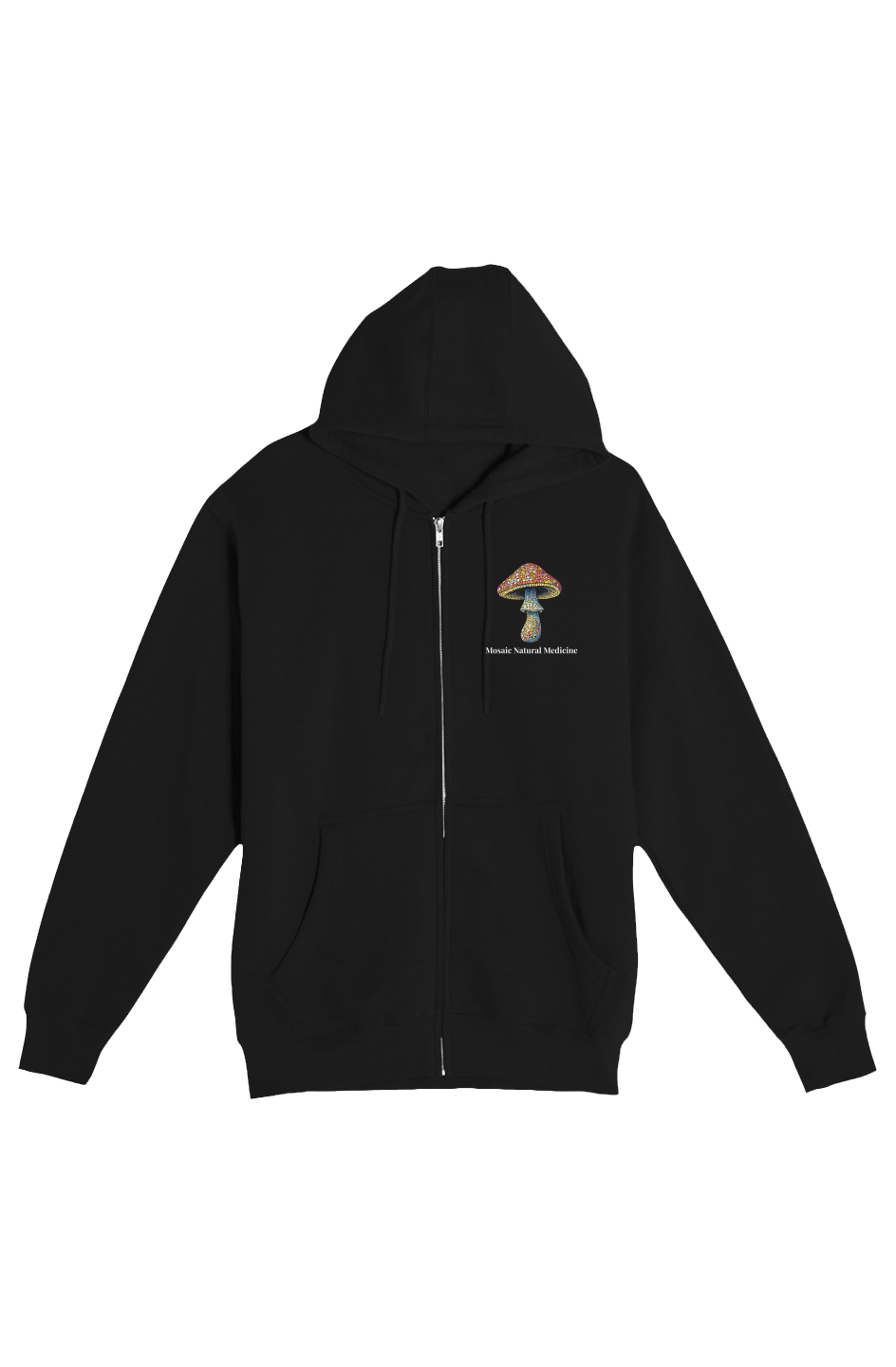 Mosaic Natural Medicine Zip Hoodie